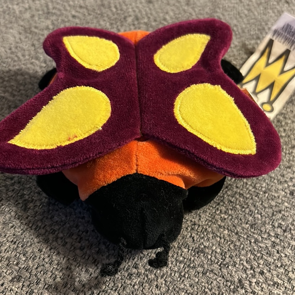 RARE FIND❗️ Vintage Manhattan toy company butterfly plush Dated 1997!